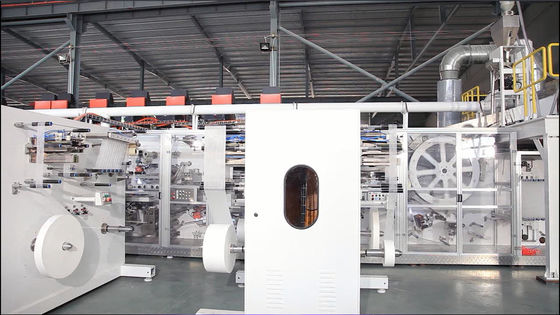Siemens System 100T 300KW Baby Diaper Making Machine