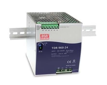 TDR-960-24 TDR-960-48 960W 63Hz Enclosed Switching Power Supply