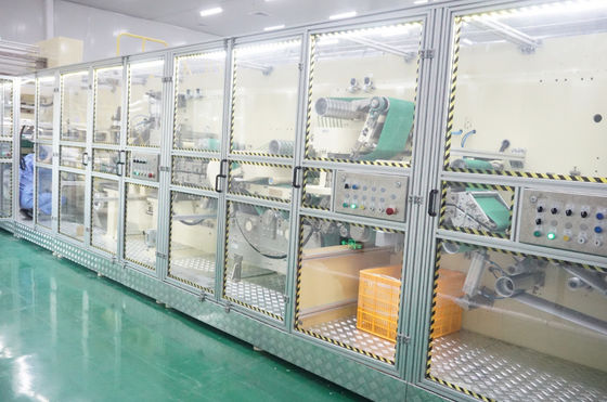 Web Guiding System 380V 50HZ Disposable Underpad Machine
