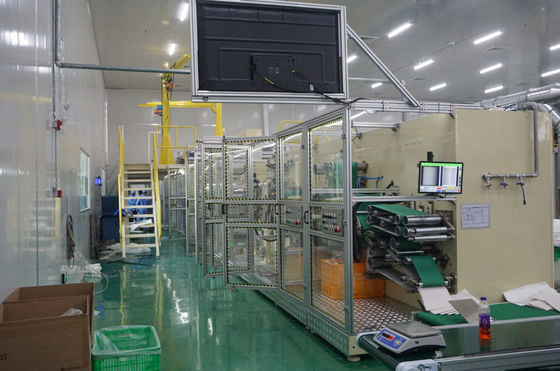 0.6Mpa Mitsubishi Siemens System Underpad Machine