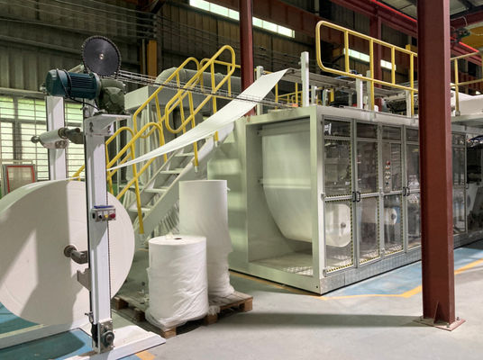 HMI Touch Screen 0.8Mpa 85% Efficiency Underpad Machine