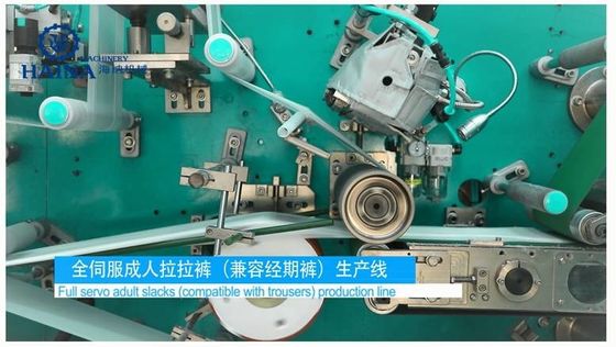 Full Servo 400KW 300Pcs/min Lady Menstrual Pad Making Machine
