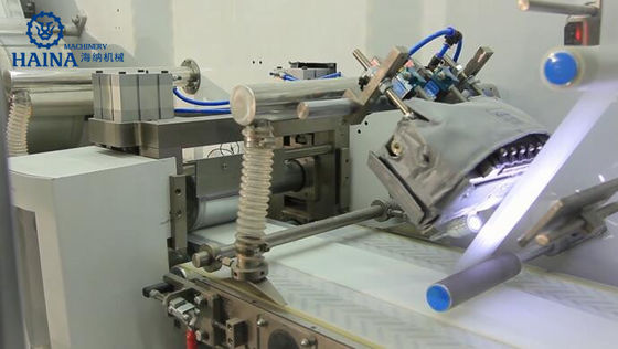 Mitsubishi PLC 0.8Mpa Adult Pants Making Machine With Stacker
