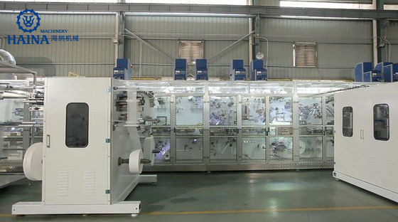 HAINA 40M Length Pulp Molding S M XL L Adult Diaper Production Line