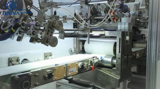 Fluff Type O Shape 4% Rejection 0.6Mpa Adult Diaper Making Machine