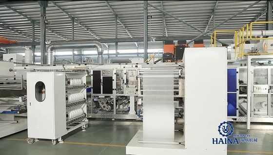 ISO9001 PLC Siemens Motor 85% Baby Diaper Production Line