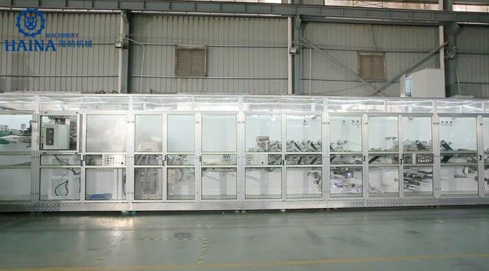3 Phase 380V 50HZ Ultra Thin Core Diaper Manufacturing Machine