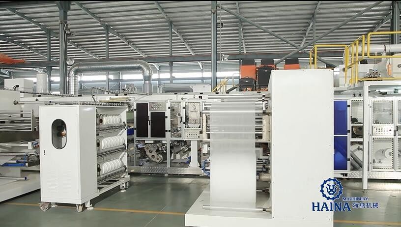 ISO9001 PLC Siemens Motor 85% Baby Diaper Production Line