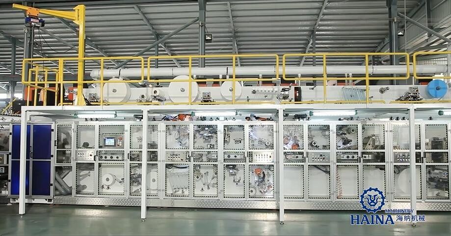 Pulp Molding 0.8Mpa 700pcs/Min Diaper Manufacturing Plant